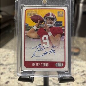 Onyx Vintage Football Trading Card - Red and Yellow